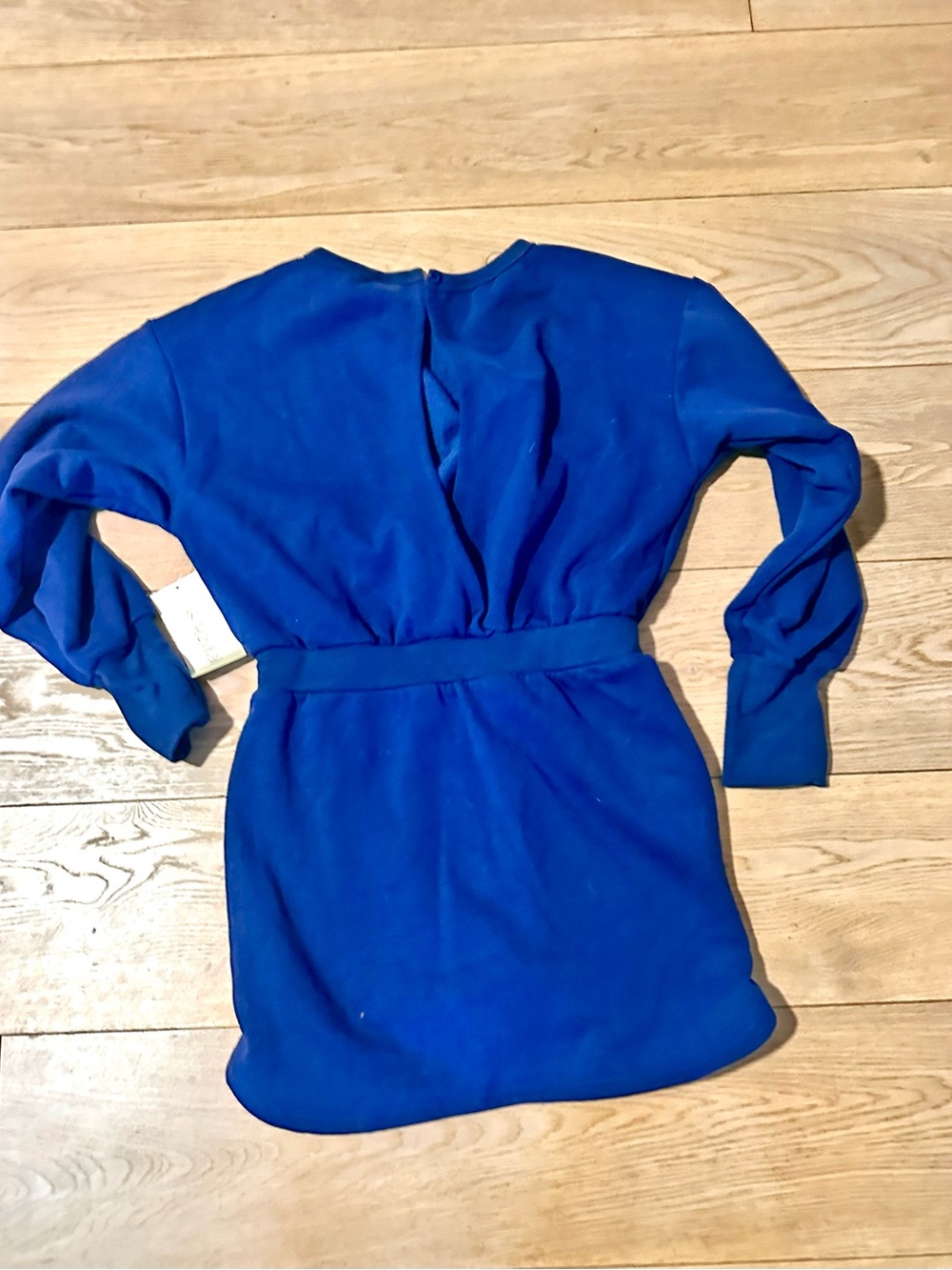Royal Blue Long Sleeve Dress NWT